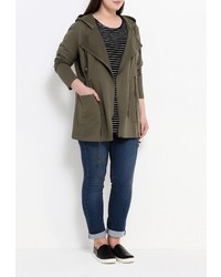 Женский оливковый худи от Ulla Popken