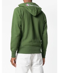Мужской оливковый худи от Champion