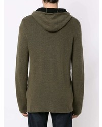 Мужской оливковый худи от OSKLEN