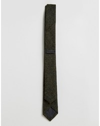 Мужской оливковый шерстяной галстук от Asos