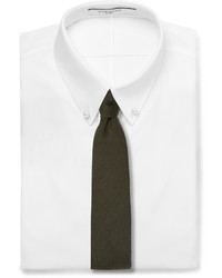 Мужской оливковый шерстяной галстук от Givenchy