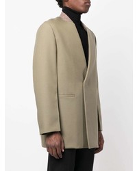 Мужской оливковый шерстяной пиджак от Jil Sander