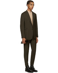 Мужской оливковый шерстяной пиджак от Maison Margiela