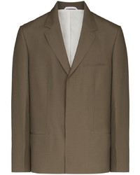 Мужской оливковый шерстяной пиджак от Tom Wood