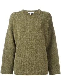 Женский оливковый шерстяной свитер от IRO