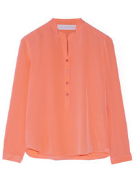 Оранжевая блуза на пуговицах от Stella McCartney