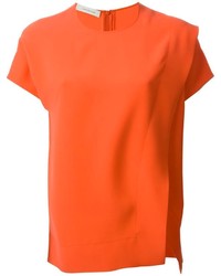 Оранжевая блуза с коротким рукавом от Cédric Charlier