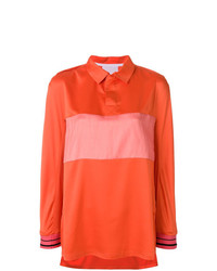 Оранжевая блузка с длинным рукавом от Koché