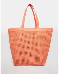 Оранжевая большая сумка с вырезом от Asos