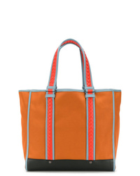 Мужская оранжевая большая сумка от Bottega Veneta