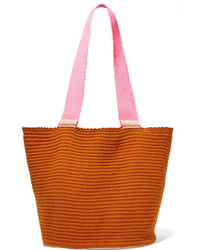 Оранжевая большая сумка от Sophie Anderson