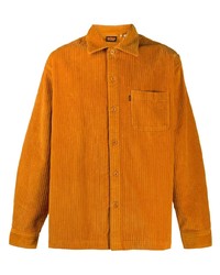 Мужская оранжевая вельветовая рубашка с длинным рукавом от Levi's Vintage Clothing