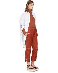 Женская оранжевая водолазка от Stella McCartney