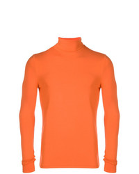 Мужская оранжевая водолазка от Raf Simons
