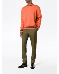 Мужская оранжевая водолазка от Marni