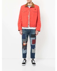 Мужская оранжевая джинсовая куртка от Junya Watanabe MAN