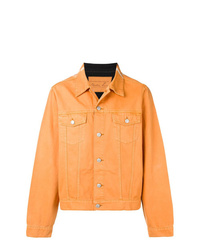 Мужская оранжевая джинсовая куртка от Martine Rose