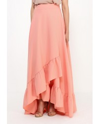 Оранжевая длинная юбка от Love &amp; Light