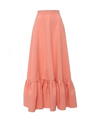 Оранжевая длинная юбка от Love &amp; Light