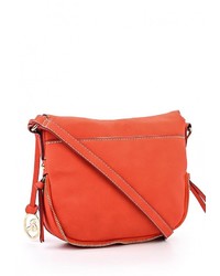 Оранжевая замшевая сумка через плечо от Jane Shilton