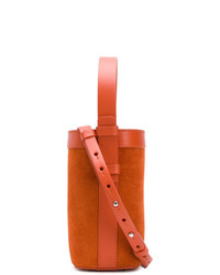 Оранжевая замшевая сумка через плечо от Nico Giani