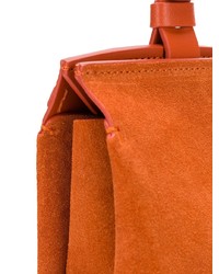Оранжевая замшевая сумка через плечо от Nico Giani