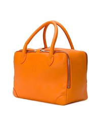 Оранжевая кожаная большая сумка от Golden Goose Deluxe Brand