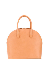 Оранжевая кожаная большая сумка от Mansur Gavriel