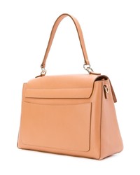 Оранжевая кожаная сумка-саквояж от Chloé