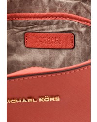 Оранжевая кожаная сумка через плечо от MICHAEL Michael Kors