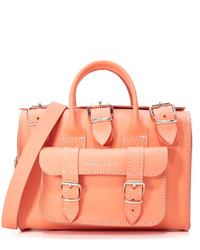 Женская оранжевая кожаная сумка от grafea