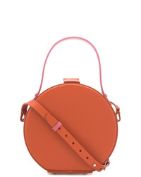 Оранжевая кожаная сумочка от Nico Giani