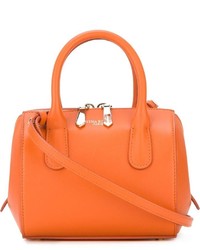 Оранжевая кожаная сумочка от Nina Ricci