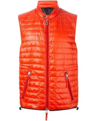 Мужская оранжевая куртка без рукавов от Duvetica