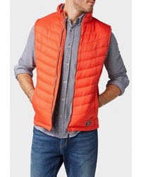 Мужская оранжевая куртка без рукавов от Tom Tailor