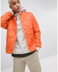 Женская оранжевая куртка-пуховик от Carhartt WIP