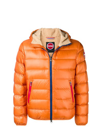 Мужская оранжевая куртка-пуховик от Colmar