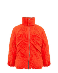 Мужская оранжевая куртка-пуховик от Facetasm