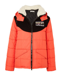 Женская оранжевая куртка-пуховик от Golden Goose Deluxe Brand