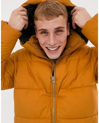 Мужская оранжевая куртка-пуховик от Jack & Jones
