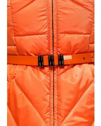 Женская оранжевая куртка-пуховик от Odri