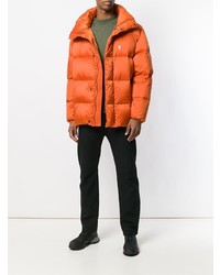 Мужская оранжевая куртка-пуховик от Études