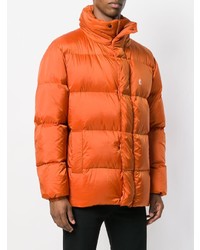 Мужская оранжевая куртка-пуховик от Études