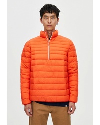 Мужская оранжевая куртка-пуховик от Pull&Bear
