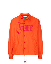 Оранжевая куртка-рубашка