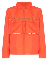 Мужская оранжевая куртка-рубашка от Paria Farzaneh