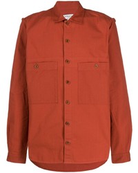 Мужская оранжевая куртка-рубашка от YMC
