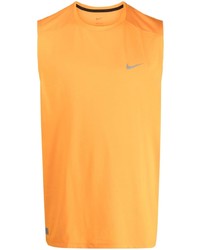 Мужская оранжевая майка с принтом от Nike