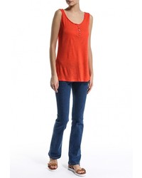 Женская оранжевая майка от Baon