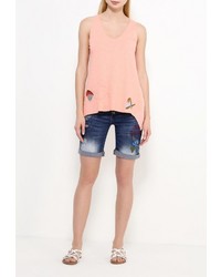 Женская оранжевая майка от Desigual